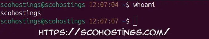 whoami - Linux command