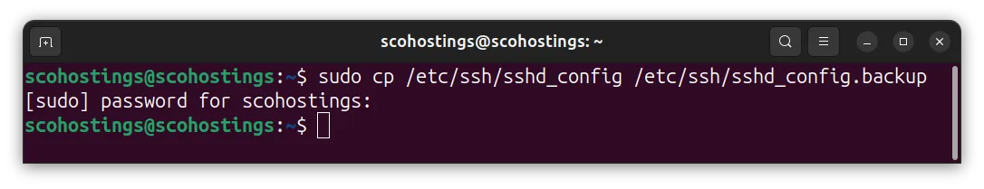 SSH Backup Config
